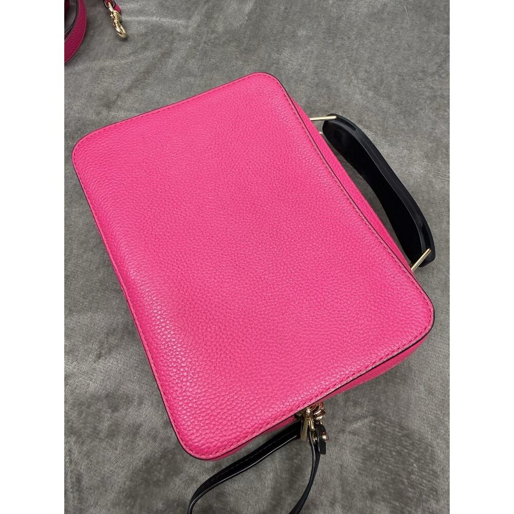 Marc Jacobs The Box 20 Diva Pink Leather Crossbody Top Handle Bag - Picture 13 of 15